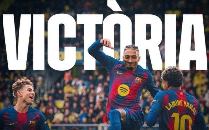 巴萨2025年60战46胜，费兰、莱万27球