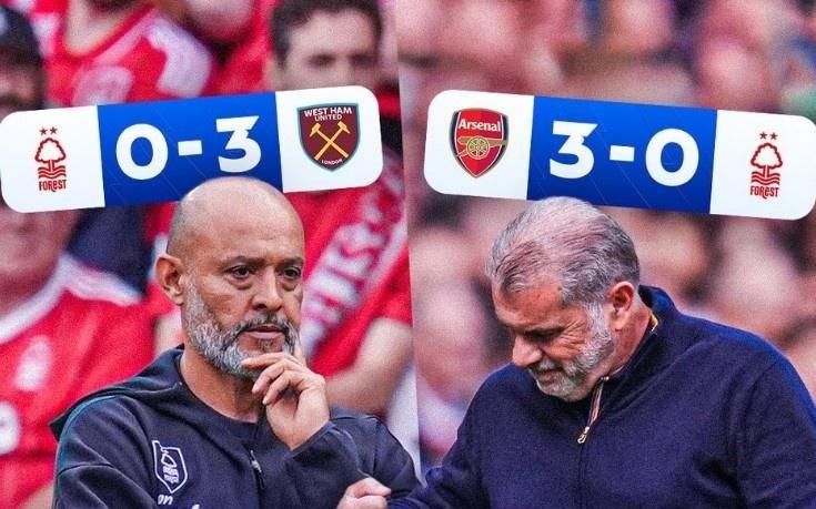 另类致敬！澳波执教森林首秀03惨败，前任努诺同样丢3球