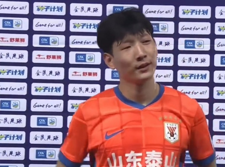 卢永涛：本场比赛发挥还可以打进一球