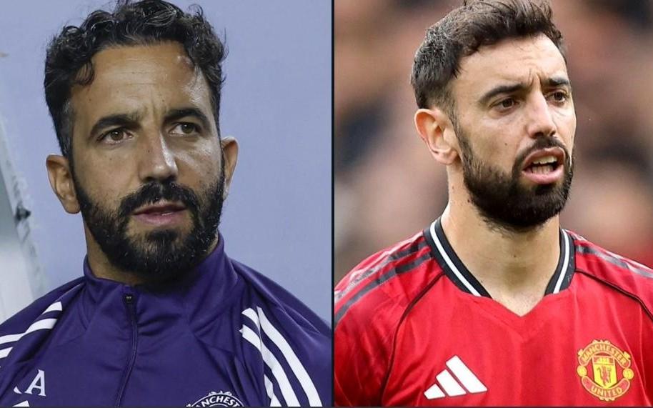 记者：B费和阿莫林没有矛盾，他是推动