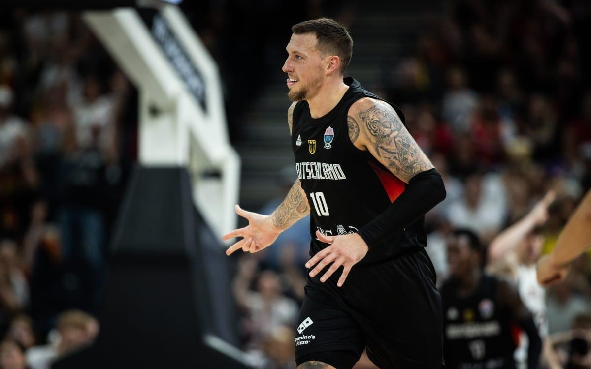 弹无虚发拿下高分！前快船中锋简直是打爆了立陶宛内线支柱