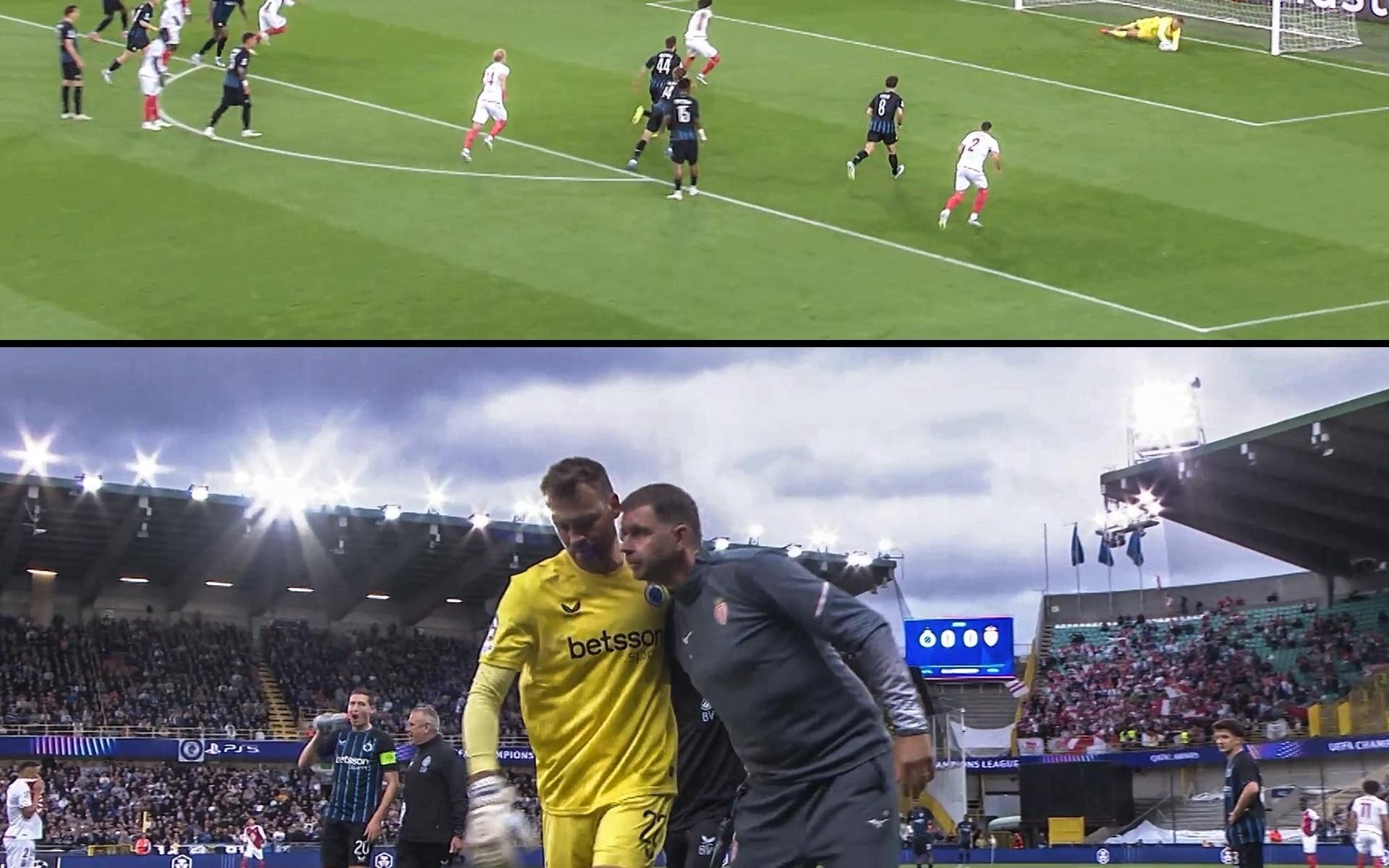 米尼奥莱欧冠20分钟内完成送点+扑点+染黄+伤退的神奇操作