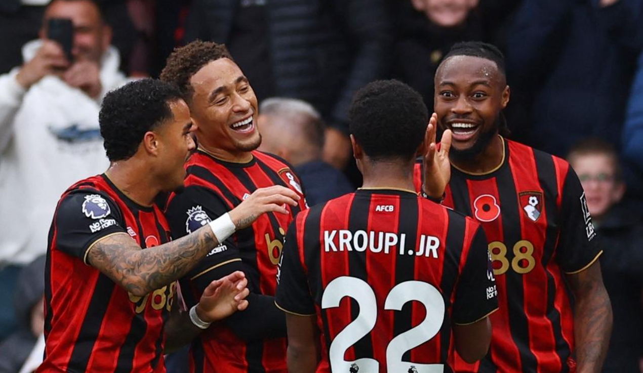 英超最新积分战报:大黑马升第2,曼城掉出前4,热刺超越曼联