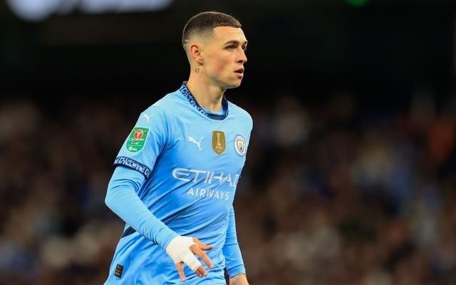 面对那不勒斯创造8次机会，福登创曼城生涯单场比赛新高